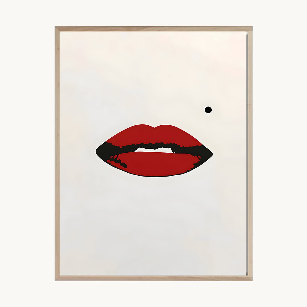 Cuadro Juvenil Labios Pop