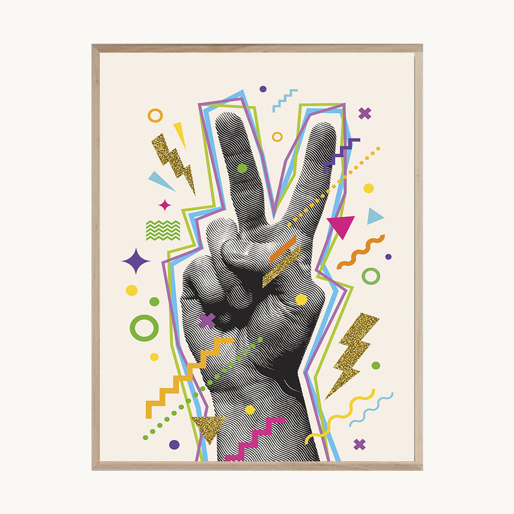 Cuadro Juvenil Mano Arte Pop 2