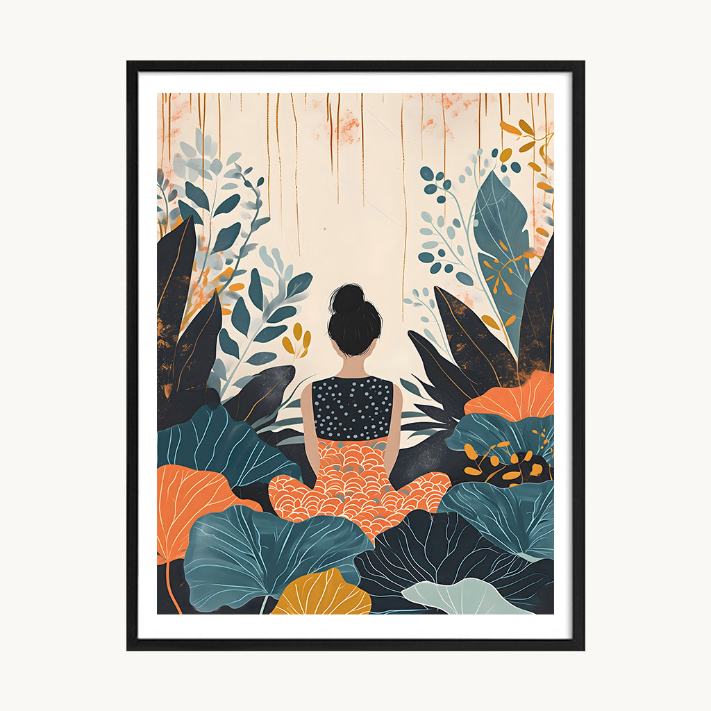 Cuadro Juvenil Naturaleza meditación