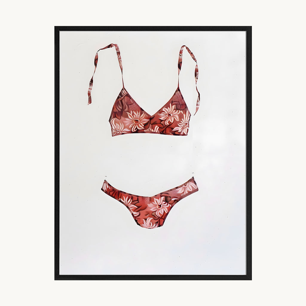 Cuadro Juvenil Bikini Floreado 1