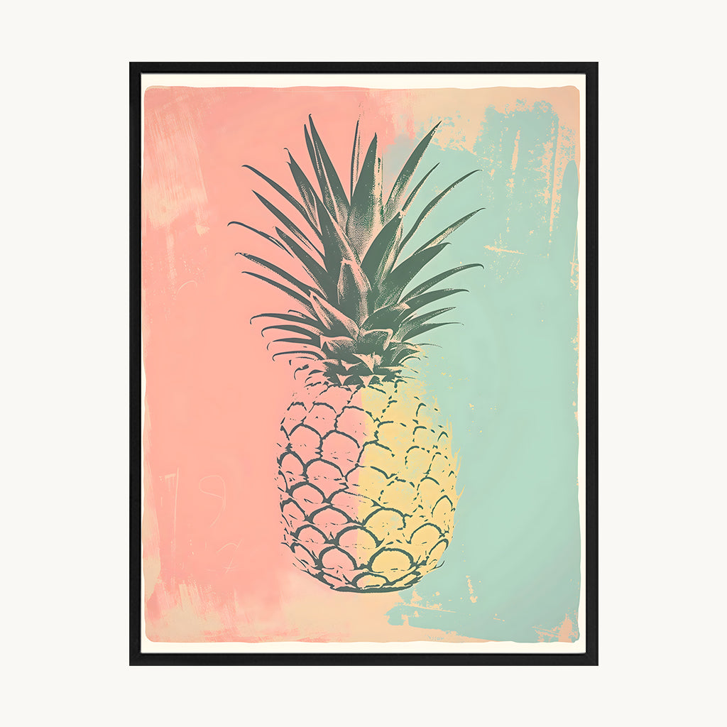 Cuadro Juvenil Piña Pastel
