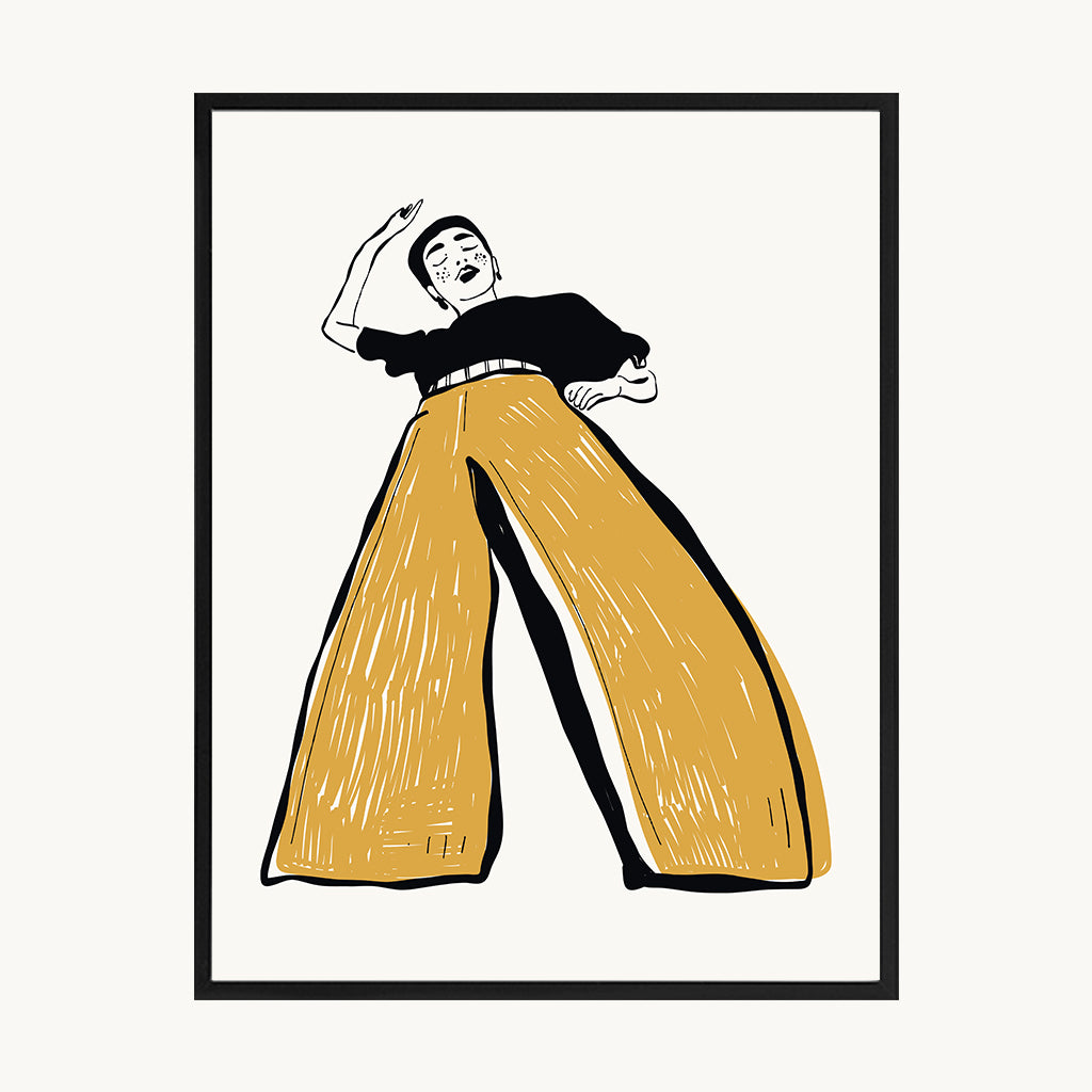 Cuadro Juvenil Jeans Amarillos