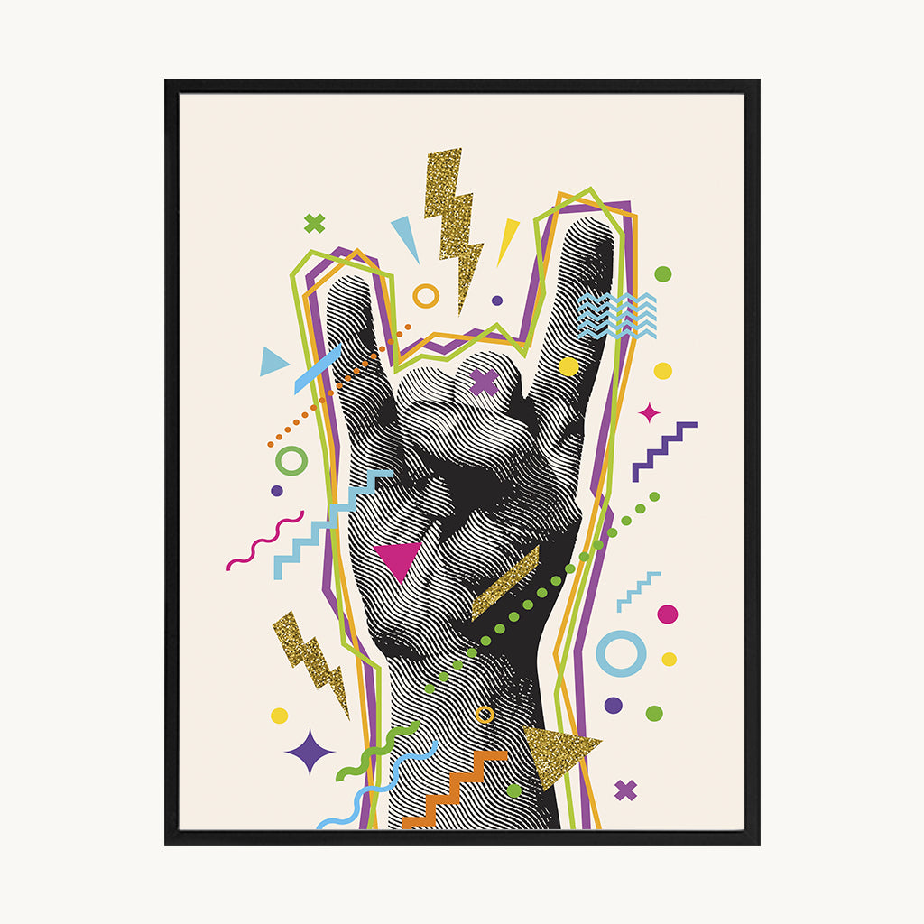 Cuadro Juvenil Mano Arte Pop 1