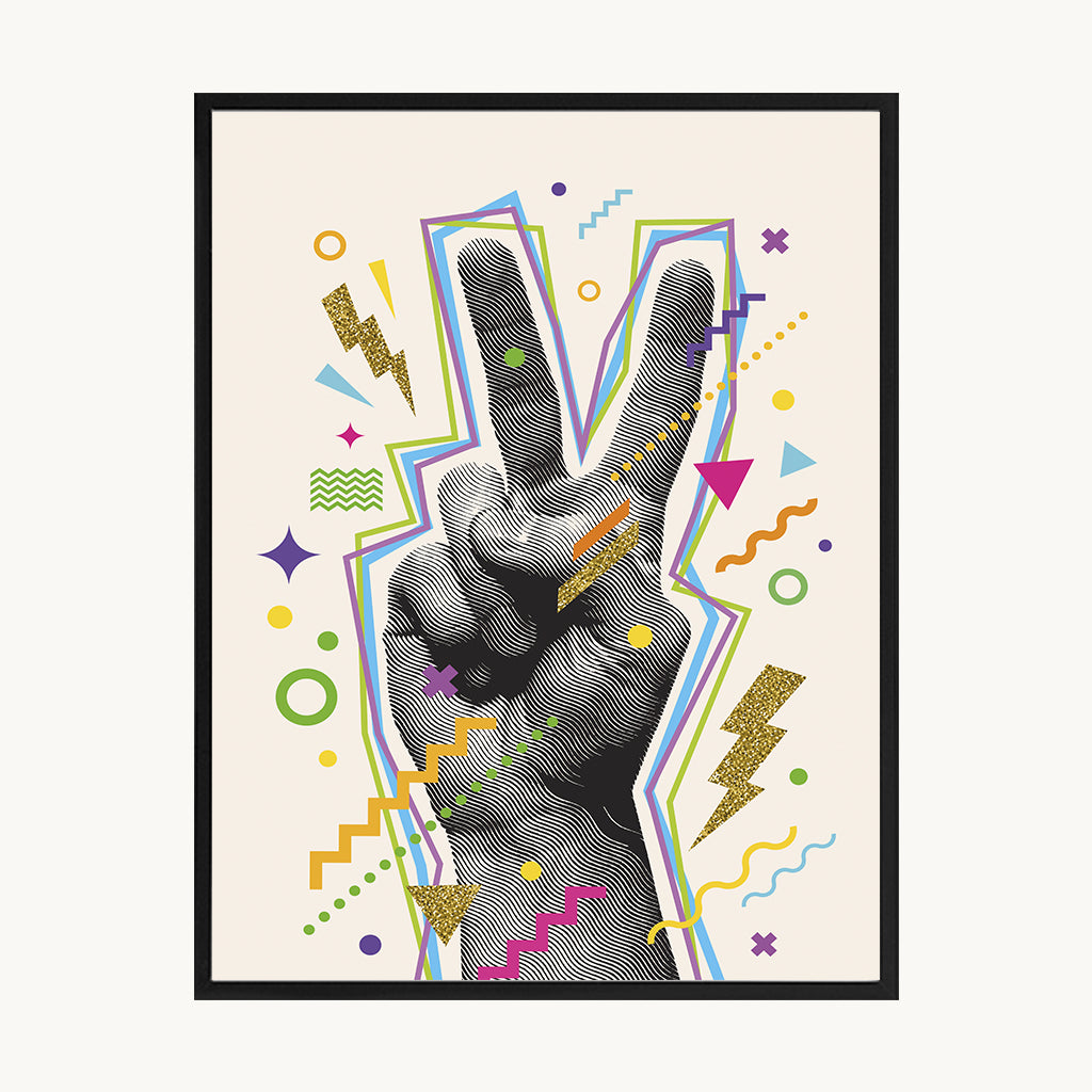 Cuadro Juvenil Mano Arte Pop 2