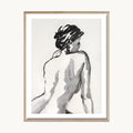Cuadro Arte Moderno Figura Femenina Boceto Artístico