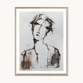 Cuadro Arte Moderno Retrato Boceto
