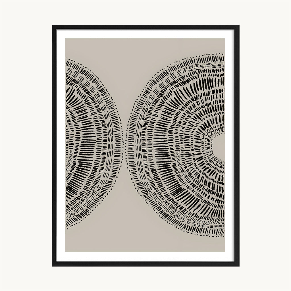 Cuadro Arte Moderno Patrón Circular Geométrico