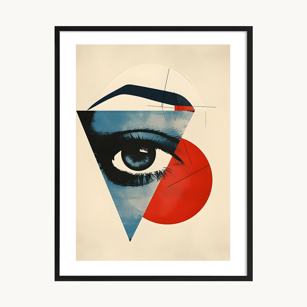 Cuadro Arte Moderno Ojo Geométrico Moderno