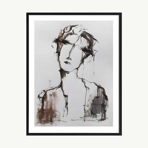 Cuadro Arte Moderno Retrato Boceto