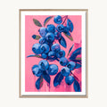 Cuadro Naturaleza Flores Azules Modernas Decorativas