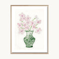 Cuadro Naturaleza Jarrón Floral Rosado Decorativo  1