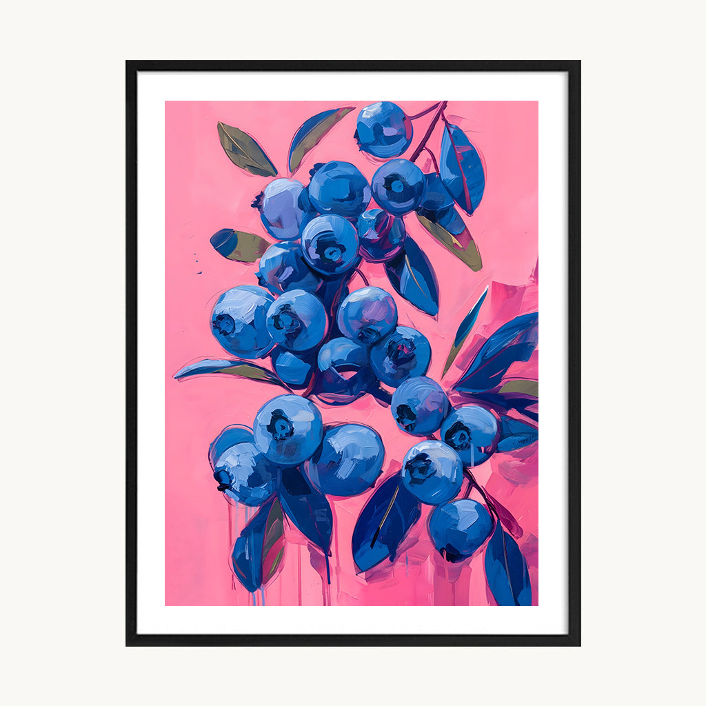 Cuadro Naturaleza Flores Azules Modernas Decorativas