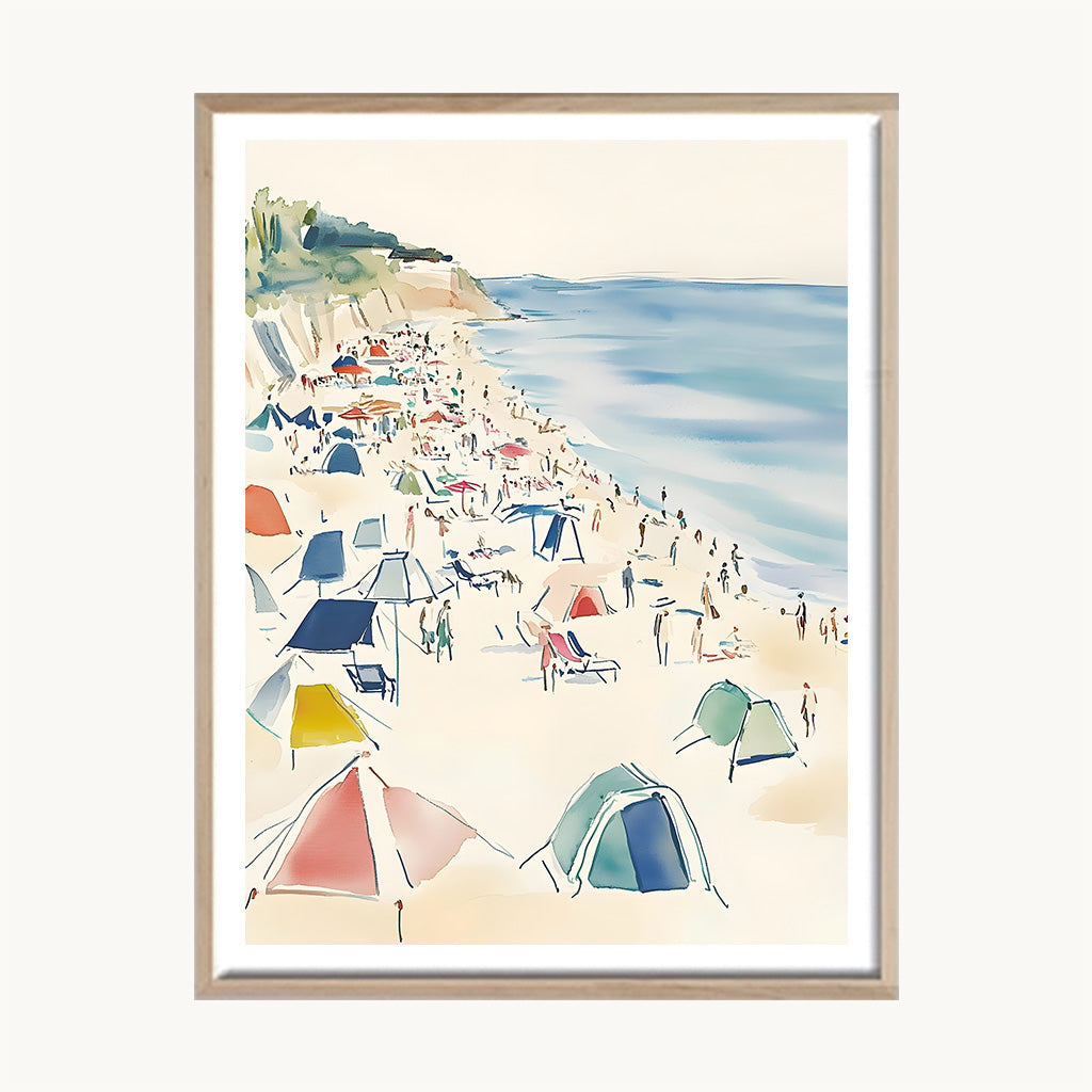 Cuadro Playa Colorida Verano Decorativo 1