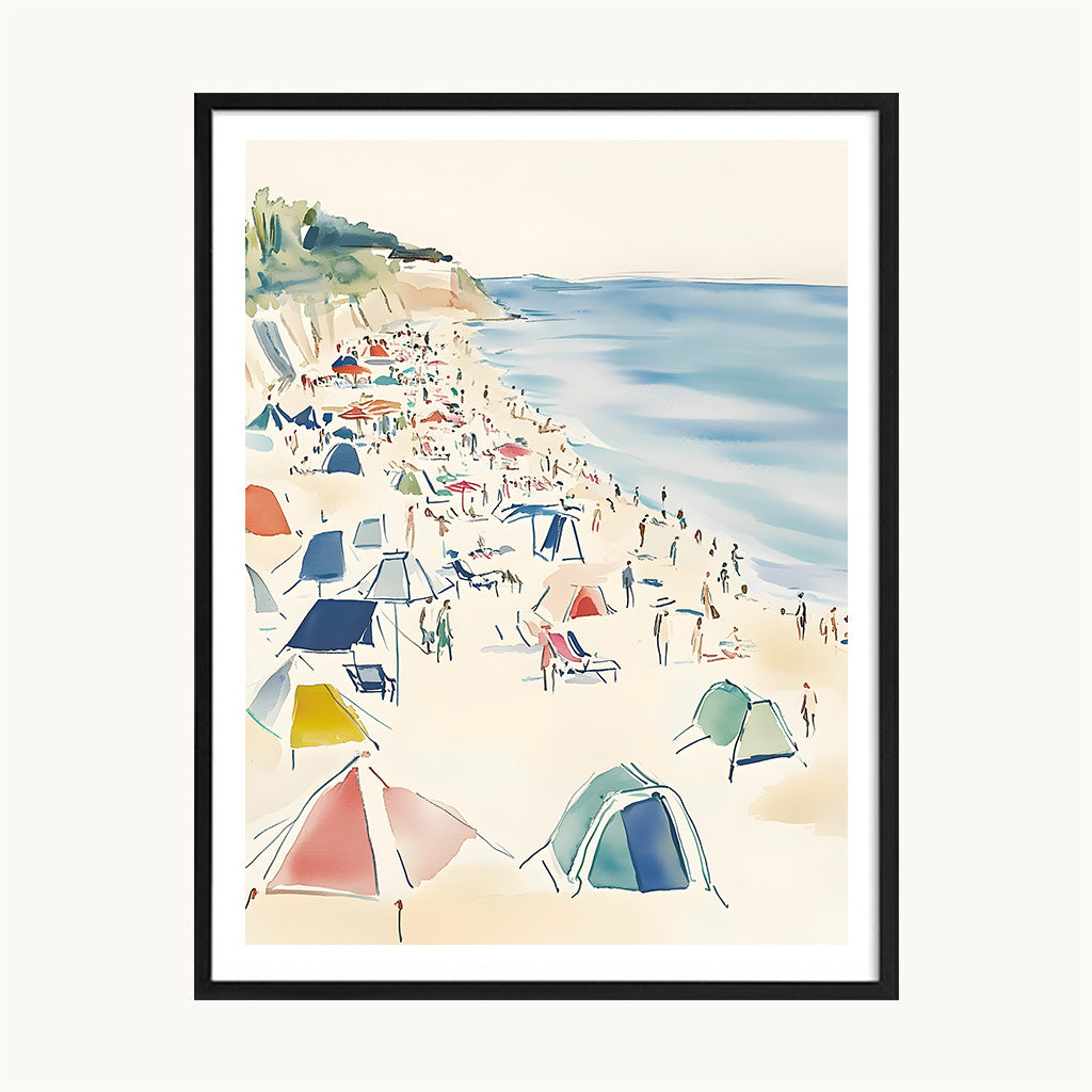 Cuadro Playa Colorida Verano Decorativo 1