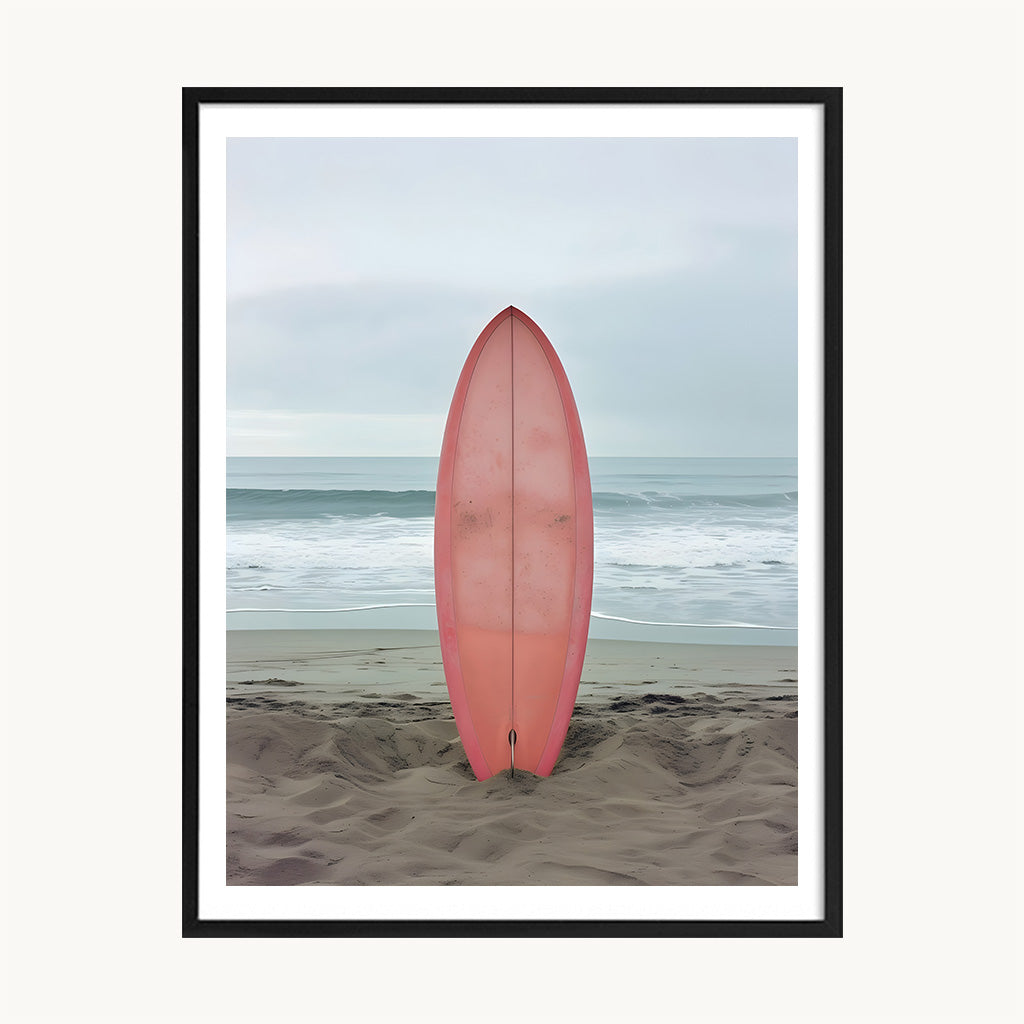 Cuadro Playa Tabla de Surf Playa en calma