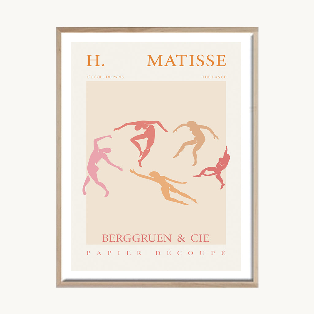 Cuadro Letras Matisse Ronda Rosa