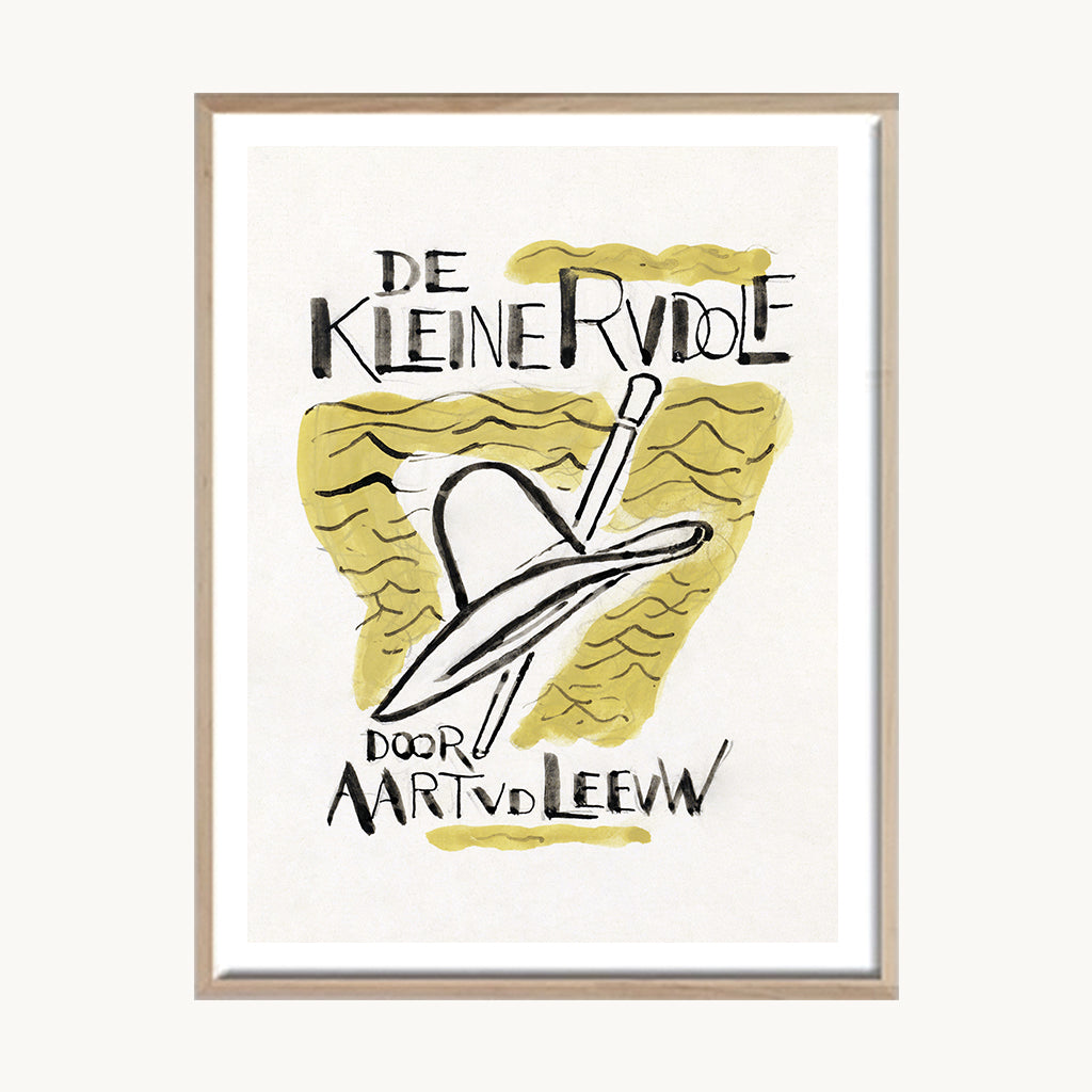 Cuadro Letras Sombrero Ilustrado