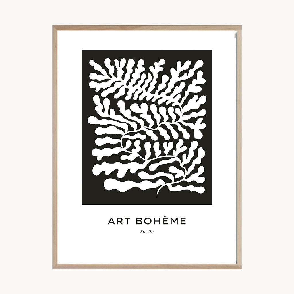 Cuadro Letras Abstracto Boheme Texto