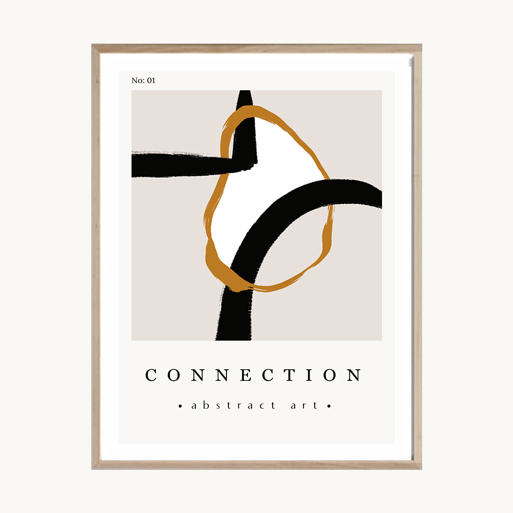 Cuadro Letras Conexión Minimal