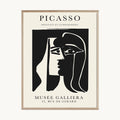 Cuadro Letras Picasso Rostro Minimal