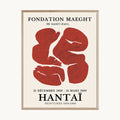 Cuadro Letras Hantai Rojo