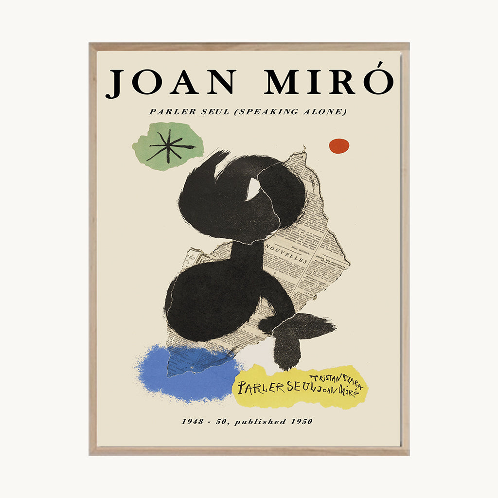 Cuadro Letras Joan Miró Primarios 2