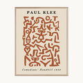 Cuadro Letras Paul Klee Abstracto Tierra