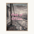 Cuadro Letras Out of office