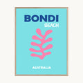 Cuadro Letras Bondi Turquesa
