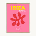 Cuadro Letras Ibiza Rosa