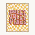 Cuadro Letras Holly Jolly Vibes