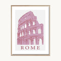 Cuadro Letras Frase Roma Vintage
