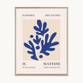 Cuadro Letras Matisse Coral Azul