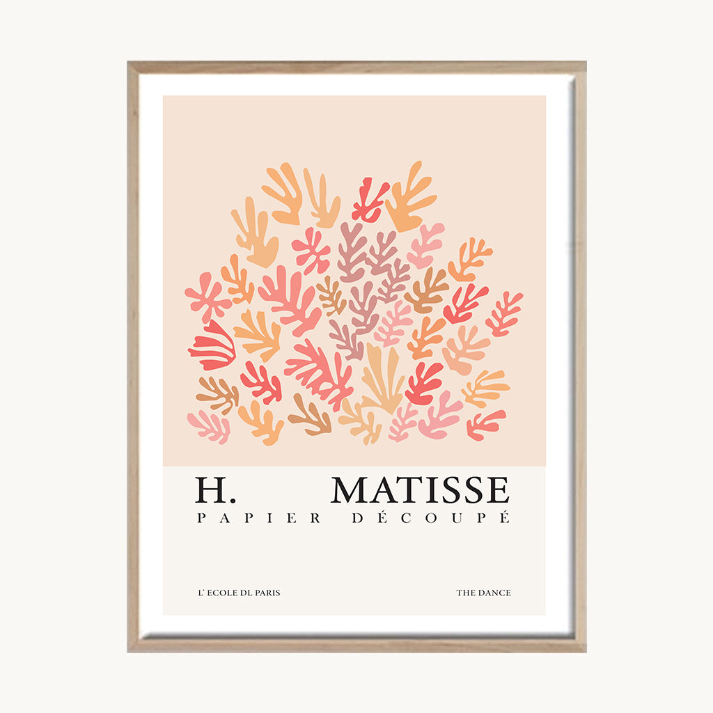 Cuadro Letras Henri Matisse Floral
