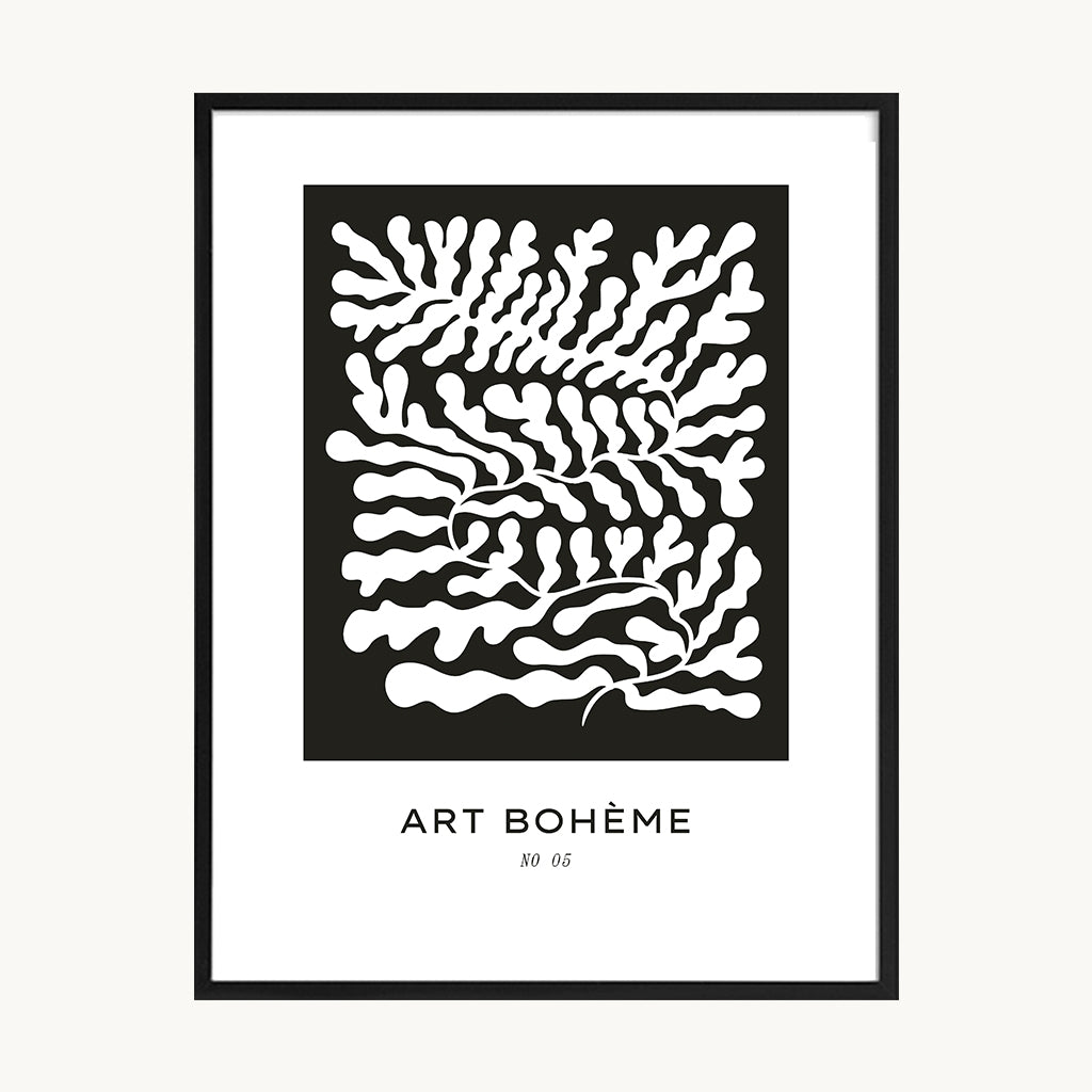 Cuadro Letras Abstracto Boheme Texto