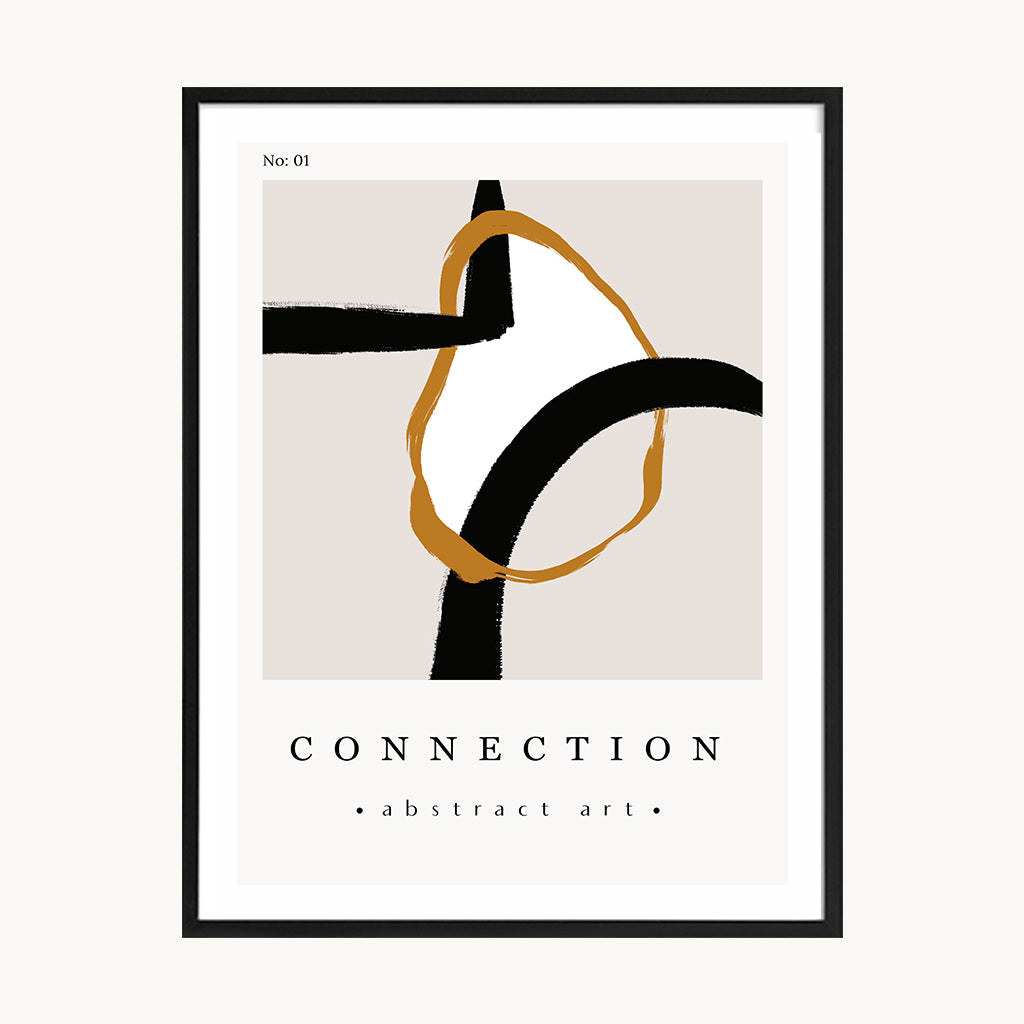Cuadro Letras Conexión Minimal