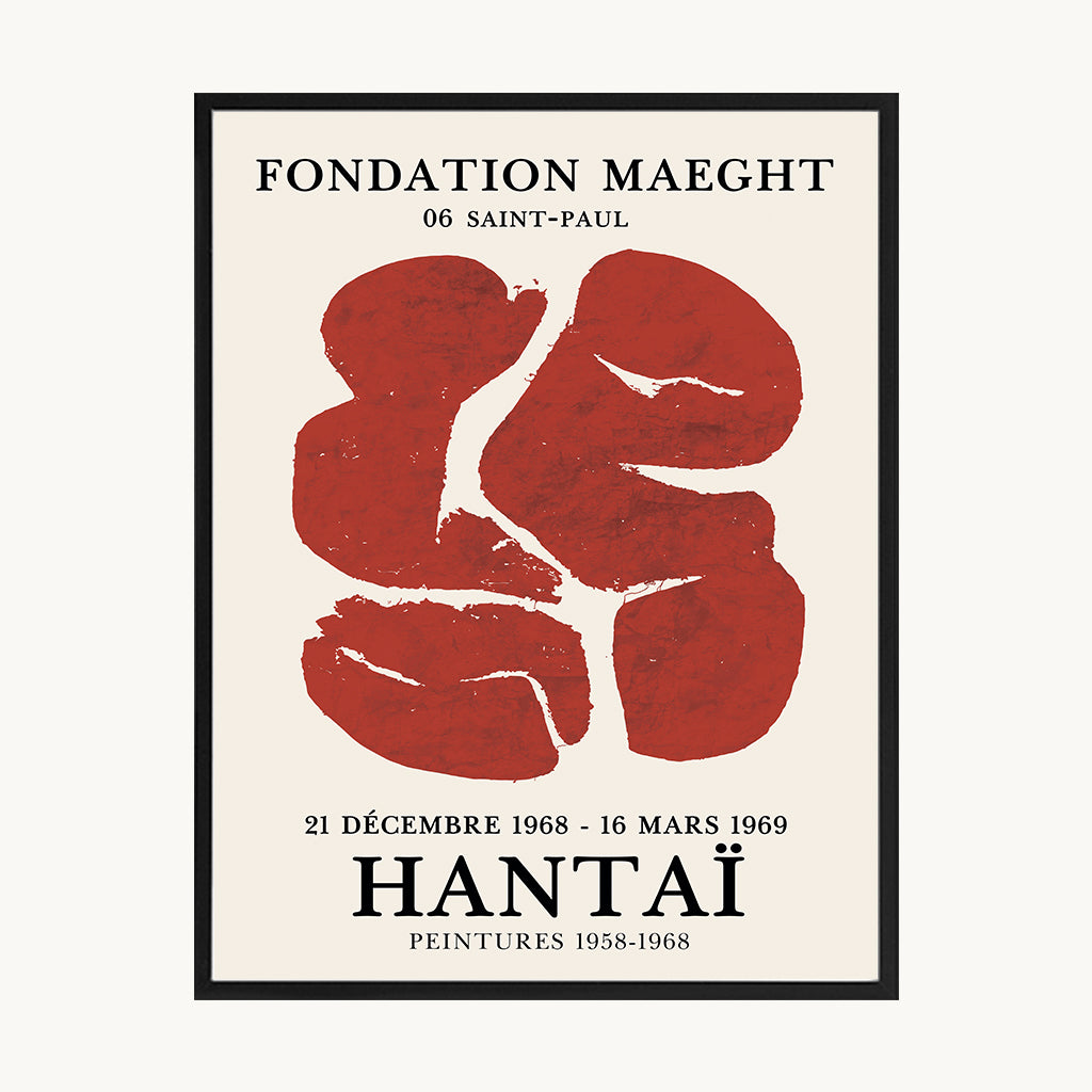 Cuadro Letras Hantai Rojo