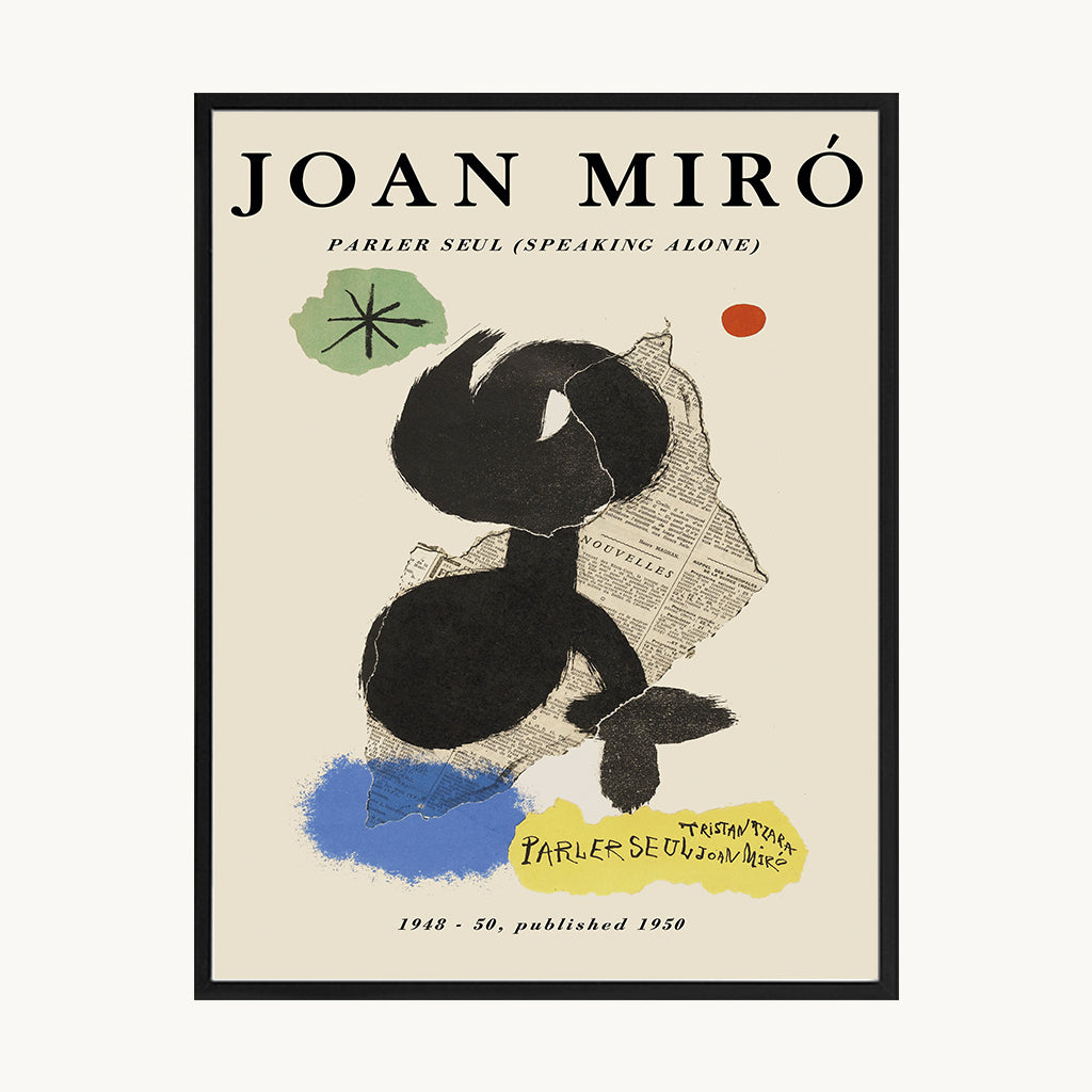Cuadro Letras Joan Miró Primarios 2