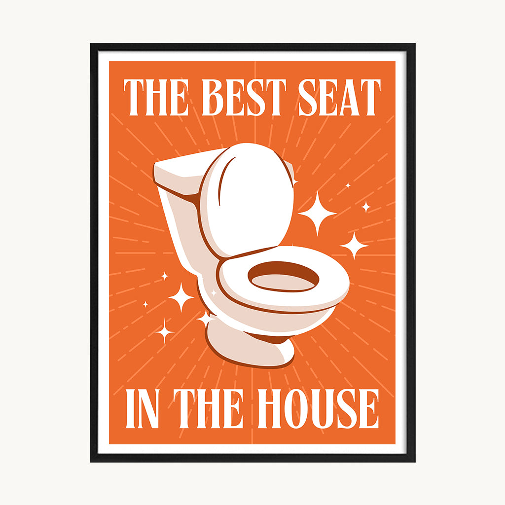 Cuadro Letras The Best Seat