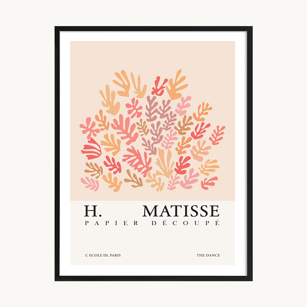 Cuadro Letras Henri Matisse Floral