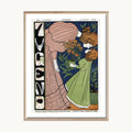Cuadro Vintage ilustración clásica mujer y. niña
