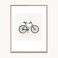 Cuadro Vintage ilustración bicicleta clasica