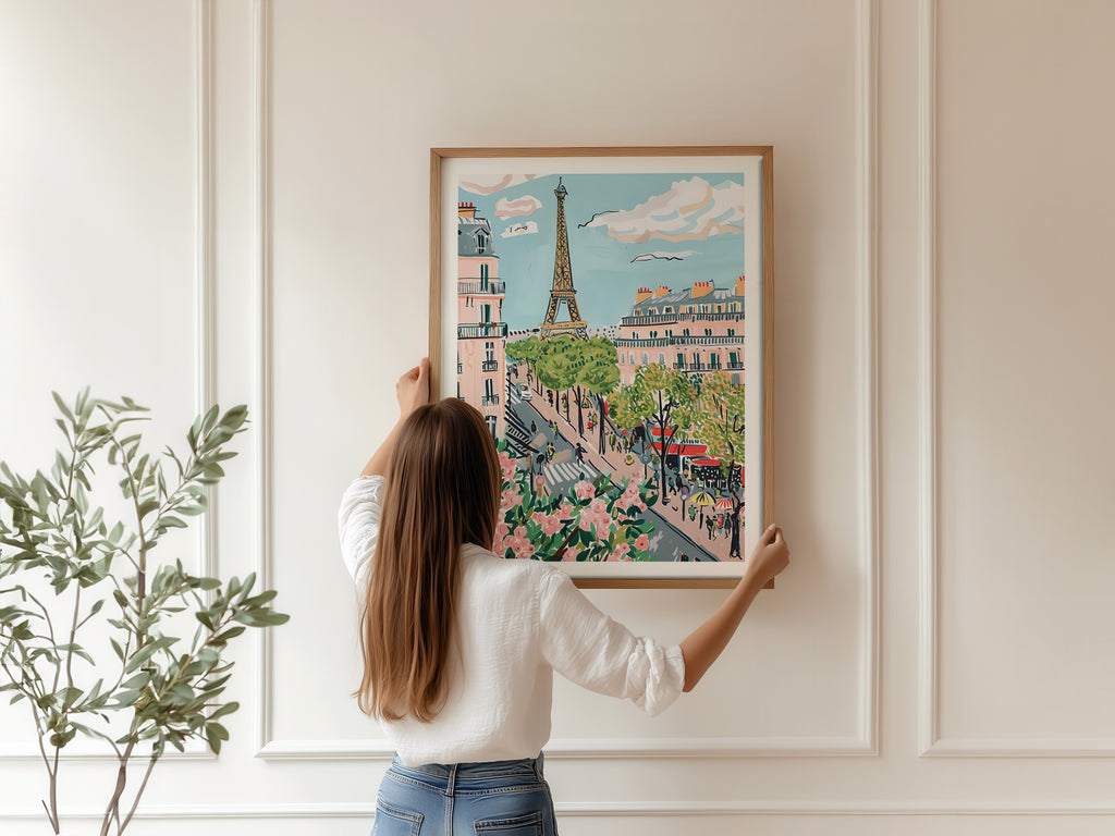 Cuadro Pop Paris en Primavera
