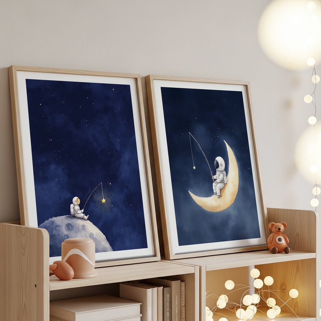 Cuadro Infantil Luna Mágica