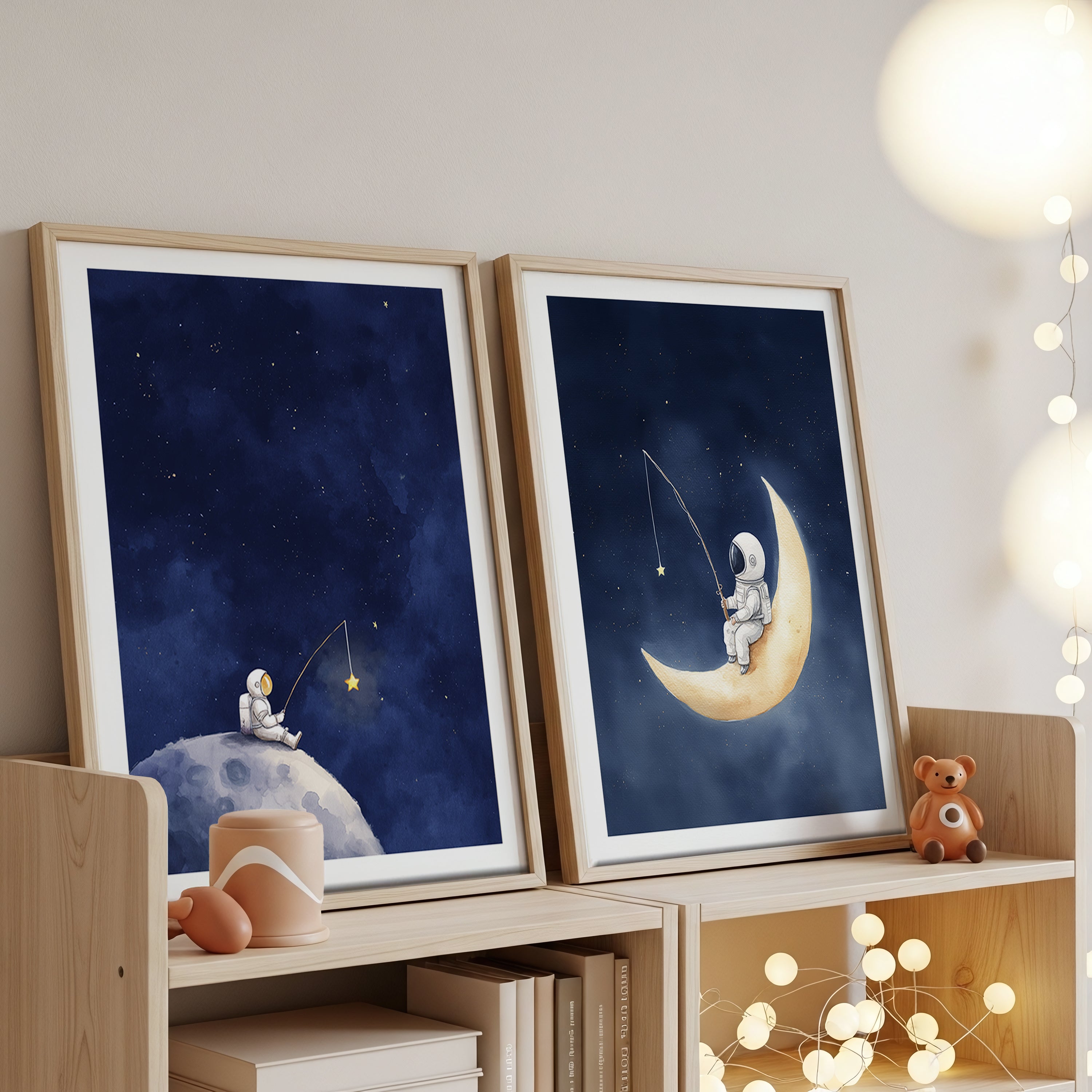 Cuadro Infantil Luna Mágica