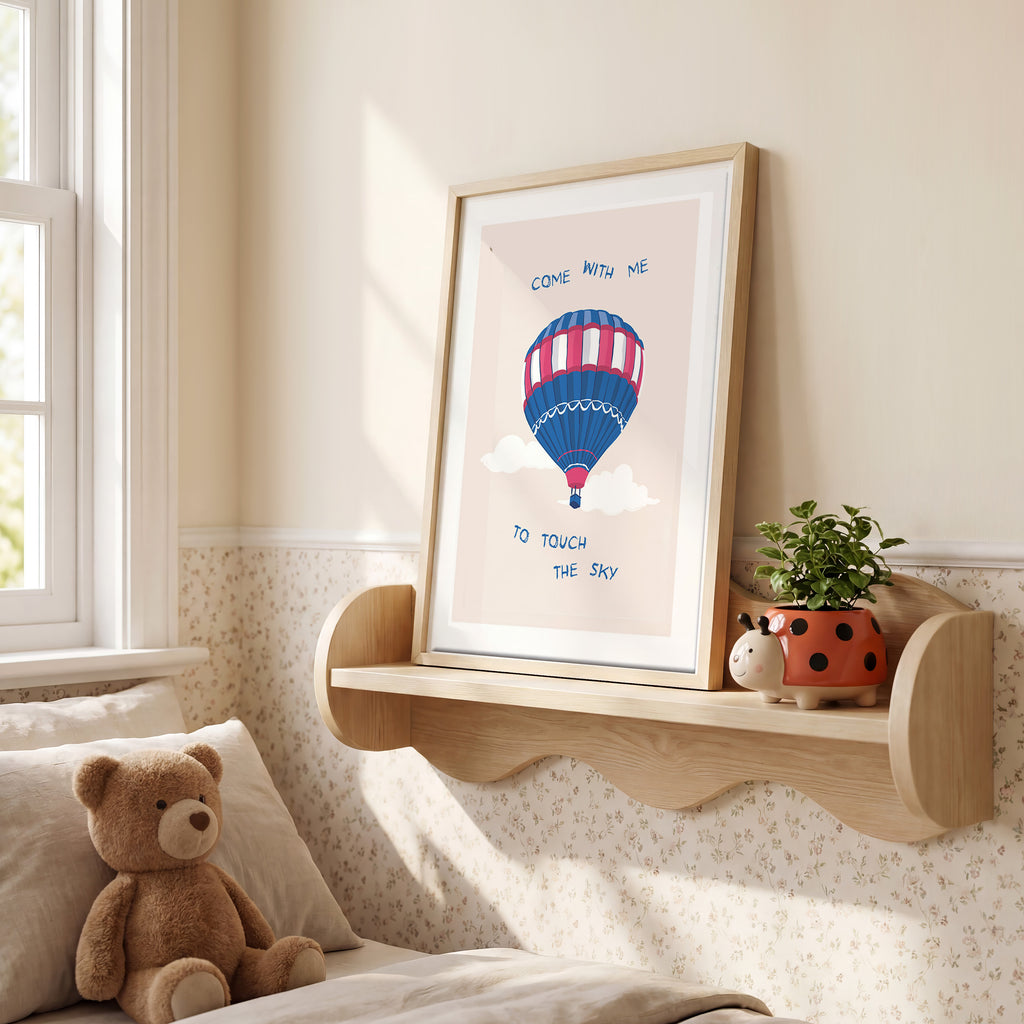 Cuadro Infantil Globo Aerostático